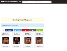Tablet Screenshot of bowlinggreenmugshots.com